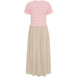 MARTA DU CHATEAU Marta du Chateau dame kjole MdcIngfrid 7334 Dress Beige/Pink