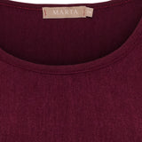 MARTA DU CHATEAU Marta du Chateau dame kjole MdcJasmin 71653 Dress Bordeaux