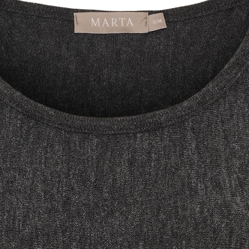 MARTA DU CHATEAU Marta du Chateau dame kjole MdcJasmin 71653 Dress Dark Grey