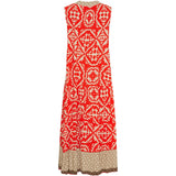 MARTA DU CHATEAU Marta du Chateau dame kjole MdcLucie 259153 Dress Red/Beige