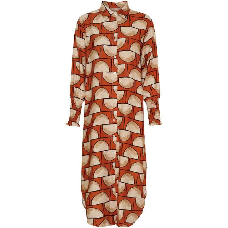MARTA DU CHATEAU Marta du Chateau dame kjole MdcNatty 7617 Dress Coccio 4024