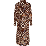 MARTA DU CHATEAU Marta du Chateau dame kjole MdcNatty 7617 Dress Marrone1489