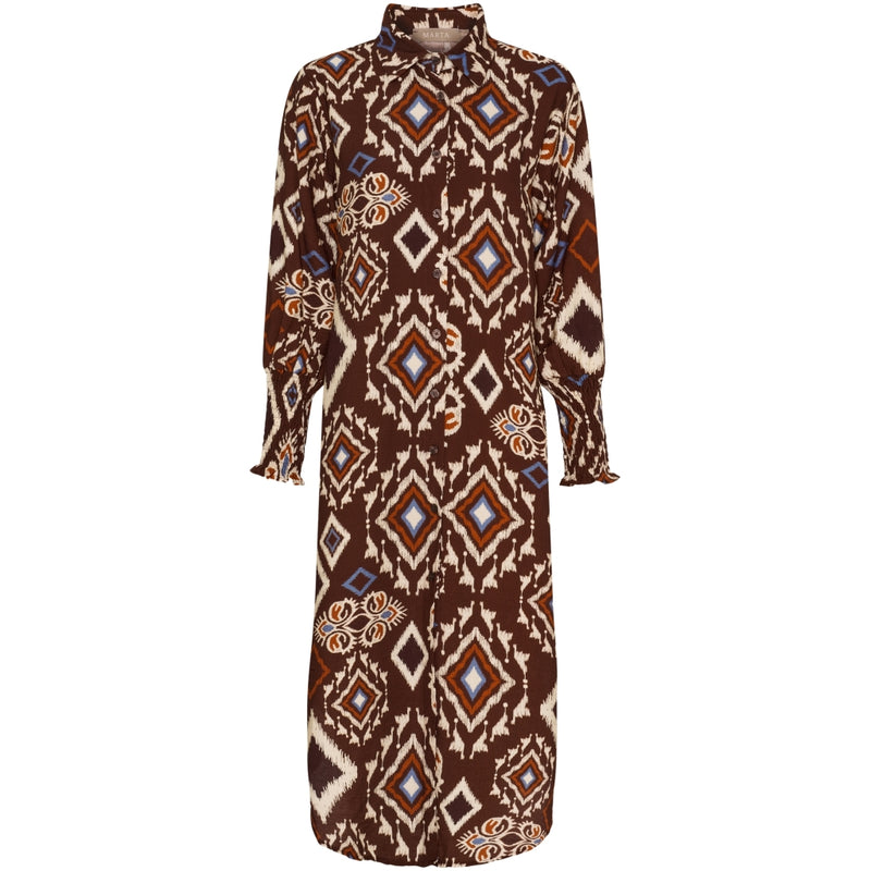 MARTA DU CHATEAU Marta du Chateau dame kjole MdcNatty 7617 Dress Marrone1489