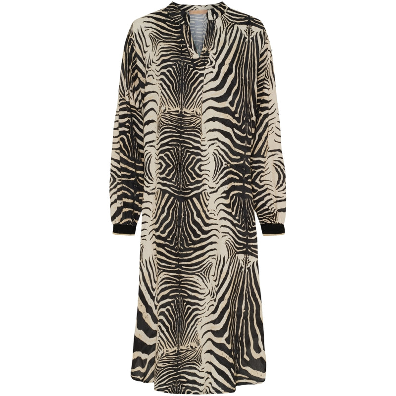 MARTA DU CHATEAU Marta du Chateau dame kjole MdcValerie 32157 Dress Nero Zebra