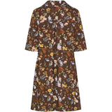 MARTA DU CHATEAU Marta du Chateau dame kjole MdcWildrose 259351V Restudsalg Brown Print