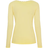 MARTA DU CHATEAU Marta du Chateau dame langærmet T-Shirt MdcBelinda 24160 LS Tee Yellow