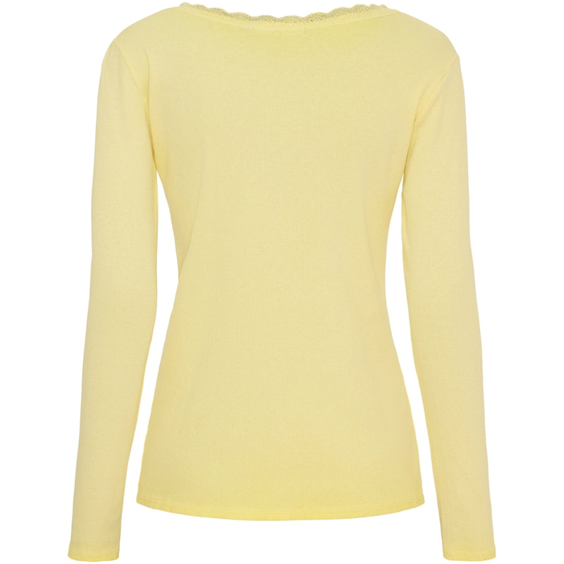MARTA DU CHATEAU Marta du Chateau dame langærmet T-Shirt MdcBelinda 24160 LS Tee Yellow