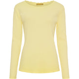MARTA DU CHATEAU Marta du Chateau dame langærmet T-Shirt MdcBelinda 24160 LS Tee Yellow