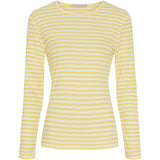 MARTA DU CHATEAU Marta du Chateau dame langærmet T-Shirt MdcJosiane 49066 LS Tee Giallo/Greggio