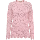 MARTA DU CHATEAU Marta du Chateau dame langærmet blonde t-shirt MdcMilley 7707 LS Tee Baby Pink