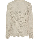 MARTA DU CHATEAU Marta du Chateau dame langærmet blonde t-shirt MdcMilley 7707 LS Tee Beige
