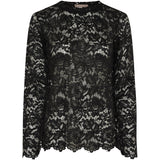 MARTA DU CHATEAU Marta du Chateau dame langærmet blonde t-shirt MdcMilley 7707 LS Tee Black