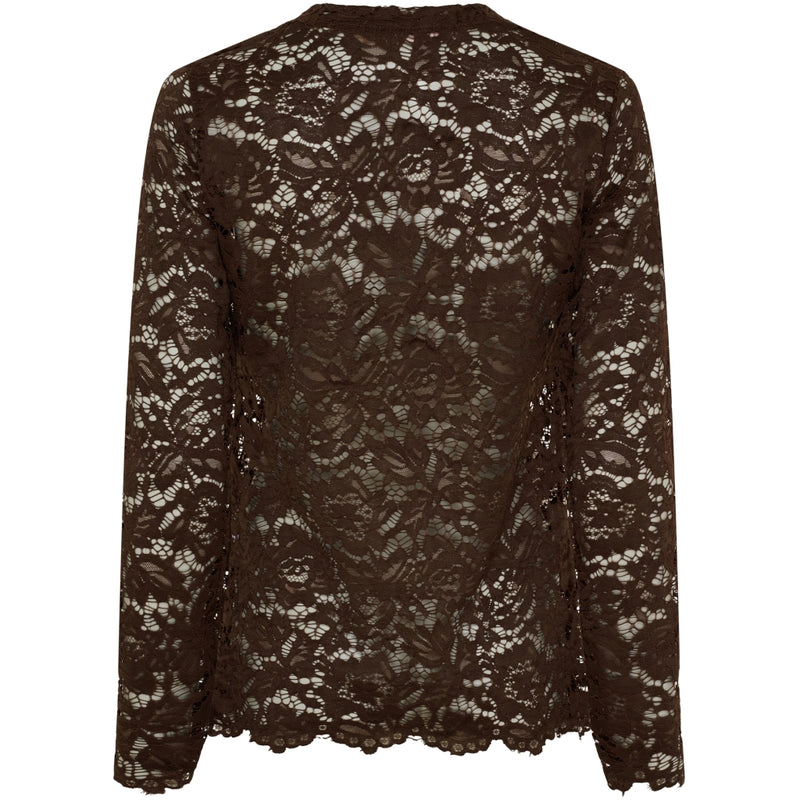 MARTA DU CHATEAU Marta du Chateau dame langærmet blonde t-shirt MdcMilley 7707 LS Tee Moro