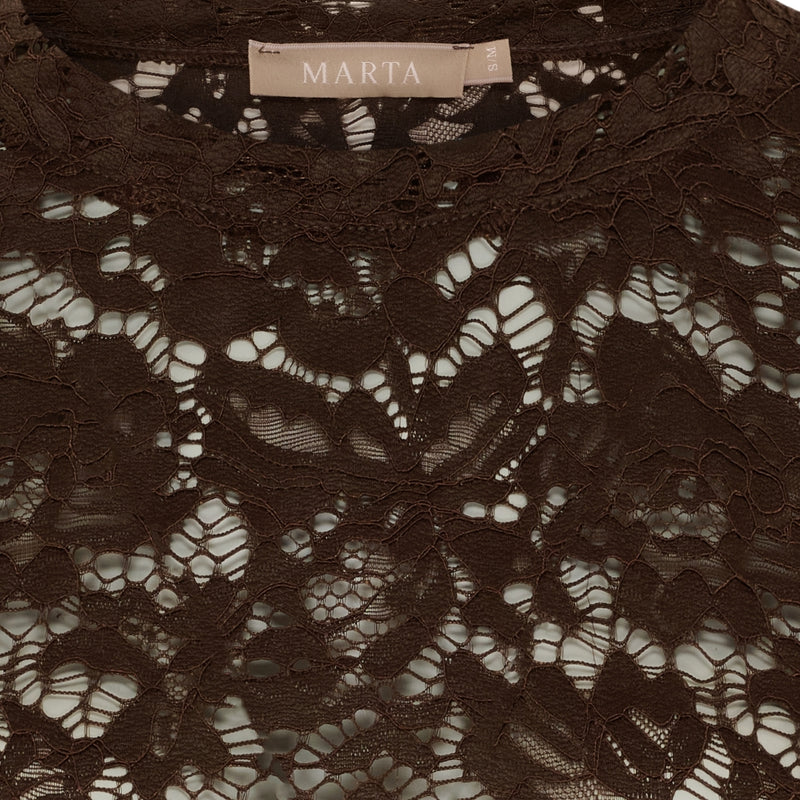 MARTA DU CHATEAU Marta du Chateau dame langærmet blonde t-shirt MdcMilley 7707 LS Tee Moro