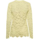 MARTA DU CHATEAU Marta du Chateau dame langærmet blonde t-shirt MdcMilley 7707 LS Tee Yellow
