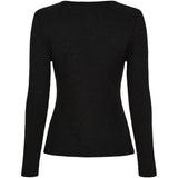MARTA DU CHATEAU Marta du Chateau dame langærmet t-shirt 38915M LS Tee Black
