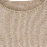 MARTA DU CHATEAU Marta du Chateau dame langærmet t-shirt 38915M LS Tee Camel
