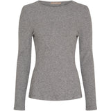 MARTA DU CHATEAU Marta du Chateau dame langærmet t-shirt 38915M LS Tee Grey