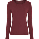 MARTA DU CHATEAU Marta du Chateau dame langærmet t-shirt MdcAster 4906 LS Tee Bordeaux