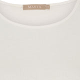 MARTA DU CHATEAU Marta du Chateau dame langærmet t-shirt MdcAster 4906 LS Tee Cream