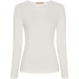 MARTA DU CHATEAU Marta du Chateau dame langærmet t-shirt MdcAster 4906 LS Tee Cream