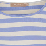 MARTA DU CHATEAU Marta du Chateau dame langærmet t-shirt MdcBegonia 7702 LS Tee Celeste
