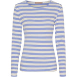 MARTA DU CHATEAU Marta du Chateau dame langærmet t-shirt MdcBegonia 7702 LS Tee Celeste