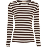 MARTA DU CHATEAU Marta du Chateau dame langærmet t-shirt MdcBegonia 7702 LS Tee Moro
