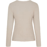 MARTA DU CHATEAU Marta du Chateau dame langærmet t-shirt MdcVionne 38915M Robyn LS Tee Beige418