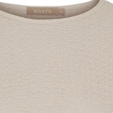 MARTA DU CHATEAU Marta du Chateau dame langærmet t-shirt MdcVionne 38915M Robyn LS Tee Beige418