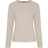 MARTA DU CHATEAU Marta du Chateau dame langærmet t-shirt MdcVionne 38915M Robyn LS Tee Beige418