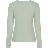 MARTA DU CHATEAU Marta du Chateau dame langærmet t-shirt MdcVionne 38915M Robyn LS Tee Mint370