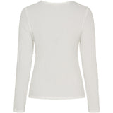 MARTA DU CHATEAU Marta du Chateau dame langærmet t-shirt MdcVionne 38915M Robyn LS Tee Panna28