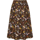 MARTA DU CHATEAU Marta du Chateau dame nederdel MdcCiela 257080V Restudsalg Brown Print