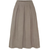 MARTA DU CHATEAU Marta du Chateau dame nederdel MdcCiela 257080V Skirt Fango Solid