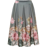 MARTA DU CHATEAU Marta du Chateau dame nederdel MdcDaria 4911 Bistretch Skirt Kaki/Military