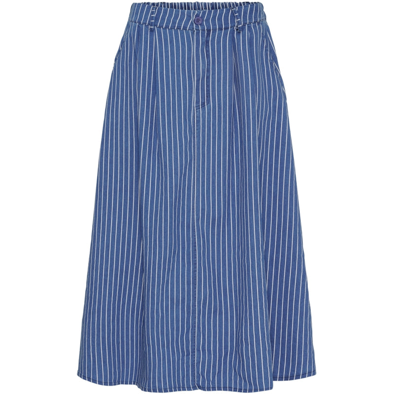 MARTA DU CHATEAU Marta du Chateau dame nederdel MdcEmeline 257005 Skirt Medium Blue