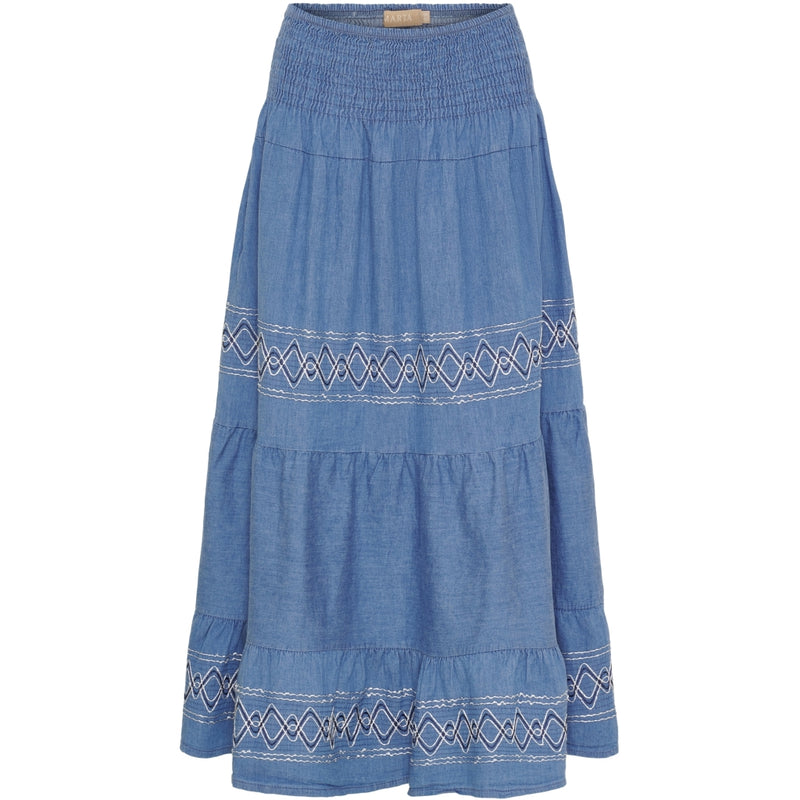 MARTA DU CHATEAU Marta du Chateau dame nederdel MdcHelvig 25304 Skirt Jeans