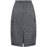 MARTA DU CHATEAU Marta du Chateau dame nederdel MdcPeridot 57179 Skirt Blue Check