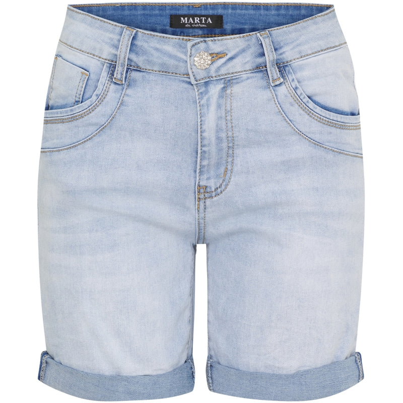 MARTA DU CHATEAU Marta du Chateau dame shorts MdcKaia MDC207-26106 Shorts Denim