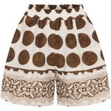 MARTA DU CHATEAU Marta du Chateau dame shorts MdcSiena 256197 Shorts Beige/MoroAMioe431