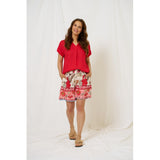 MARTA DU CHATEAU Marta du Chateau dame shorts MdcTora 266194 Shorts Red