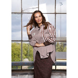 MARTA DU CHATEAU Marta du Chateau dame skjorte MdcBirch 258998 Shirt Moro Stripe
