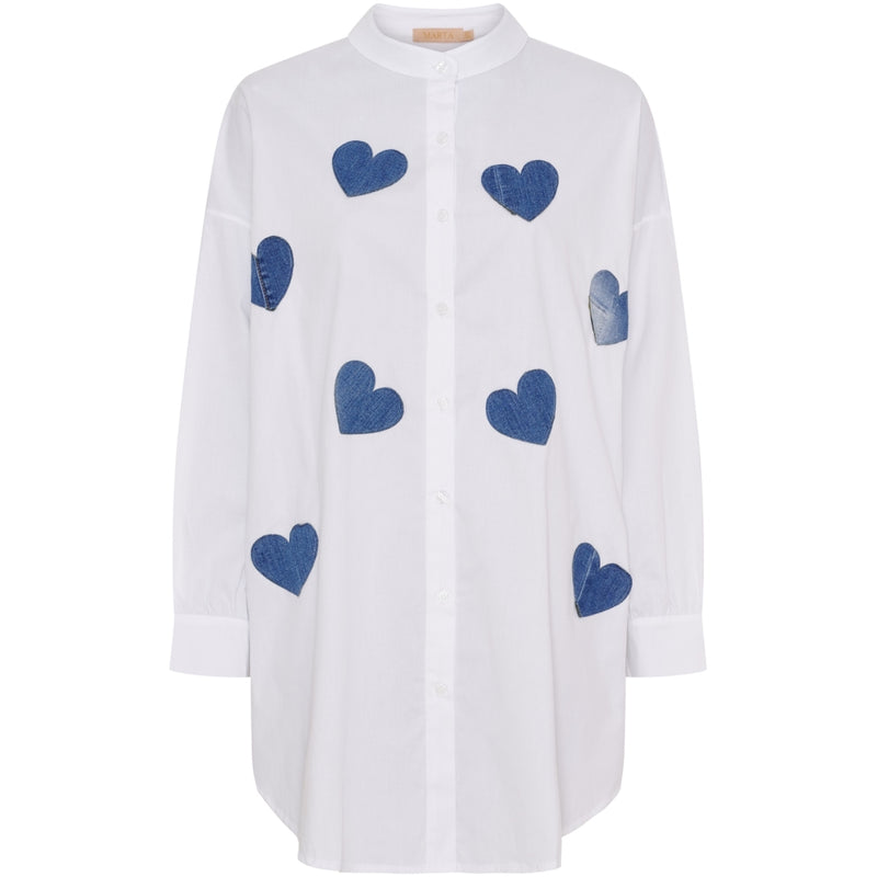 MARTA DU CHATEAU Marta du Chateau dame skjorte MdcCecilia 259288 Shirt White
