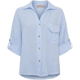 MARTA DU CHATEAU Marta du Chateau dame skjorte MdcDaira 266152 Shirt Cielo