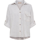 MARTA DU CHATEAU Marta du Chateau dame skjorte MdcDaira 266152 Shirt Sabbia