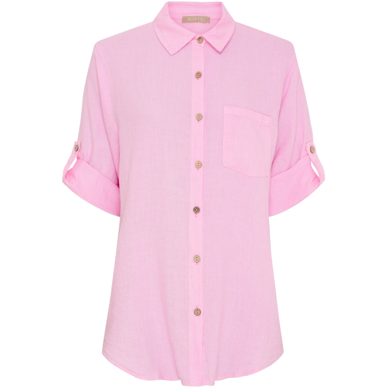 MARTA DU CHATEAU Marta du Chateau dame skjorte MdcKiara 258354 Shirt RosaBaby3492