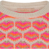 MARTA DU CHATEAU Marta du Chateau dame strik MdcAlexandrine 5014 Knit Fuxia