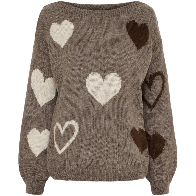 MARTA DU CHATEAU Marta du Chateau dame strik MdcAmarante 64023 Knit Fango