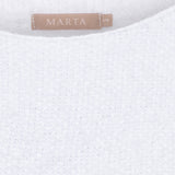 MARTA DU CHATEAU Marta du Chateau dame strik MdcAnouk 8038 Knit Optical White